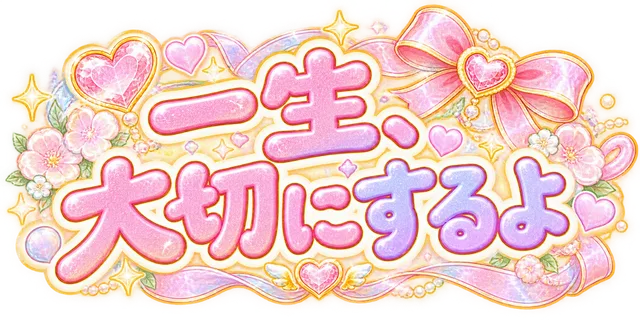 一生、大切にするよ