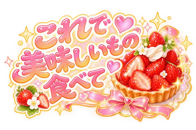 これで美味しいもの食べて💖