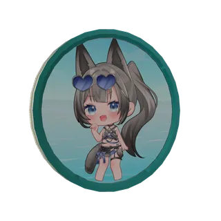 3Dアラームボイスメダル（七狼さくや - VTuber水着写真集 - ）