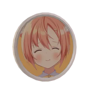 早乙女乙葉の応援メダル(梨プレゼント企画)