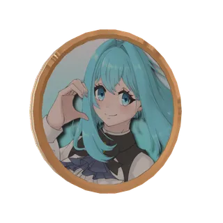 海色せあの応援メダル(川崎応援隊VTuber募集)