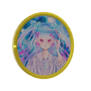 3D応援メダル（桃帷さくら ｰ 第3回 歌枠グランプリ 〜歌枠から世界へ。めざせ！メジャーデビュー！! ｰ ）