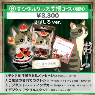 B:デジタルグッズ支援コース(さばしろver.)