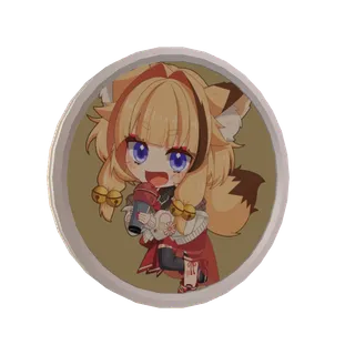 朱音りんの万博記念メダル 青やで！