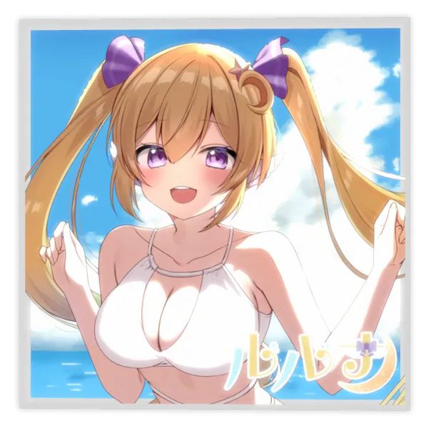 3Dアクリルブロック(ルルナ - １stオリジナルソング制作支援プロジェクト - )
