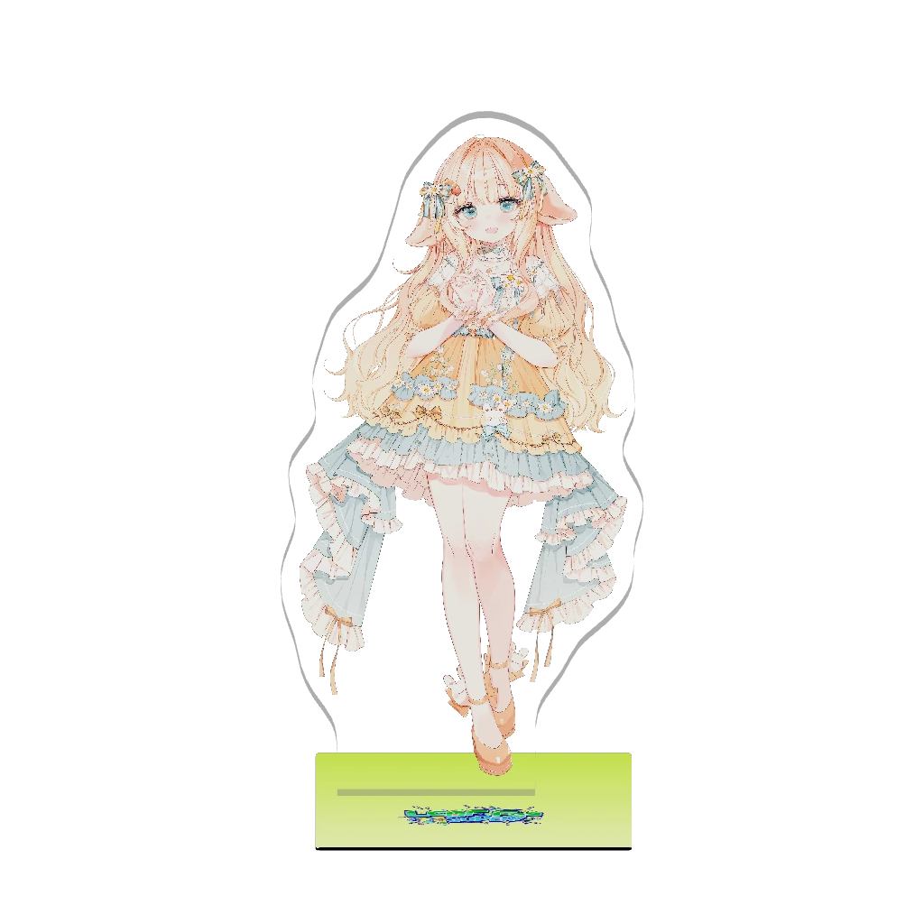 3Dアクリルスタンド（はなかなた - LEAFFESSUPER! - ）