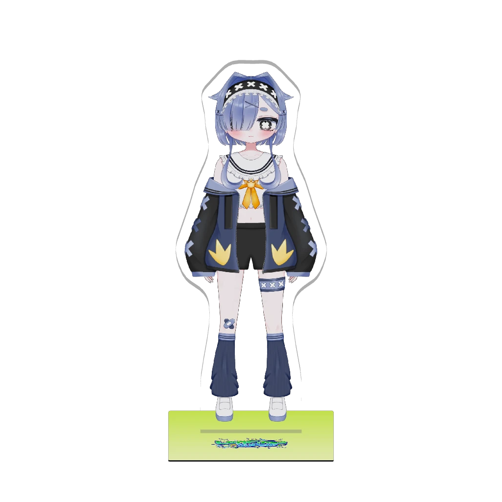 3Dアクリルスタンド（海月ぺむ - LEAFFESSUPER! - ）