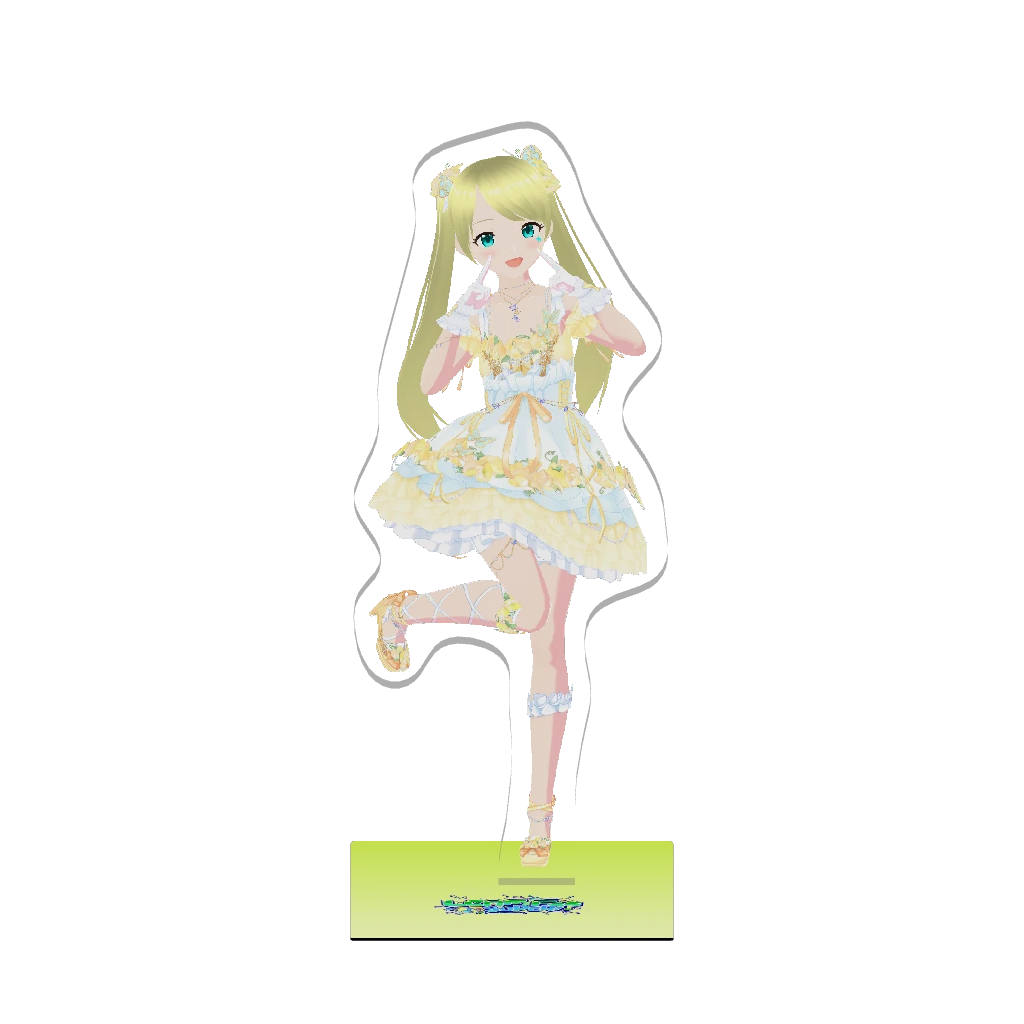 3Dアクリルスタンド（朱月星華 - LEAFFESSUPER! - ）