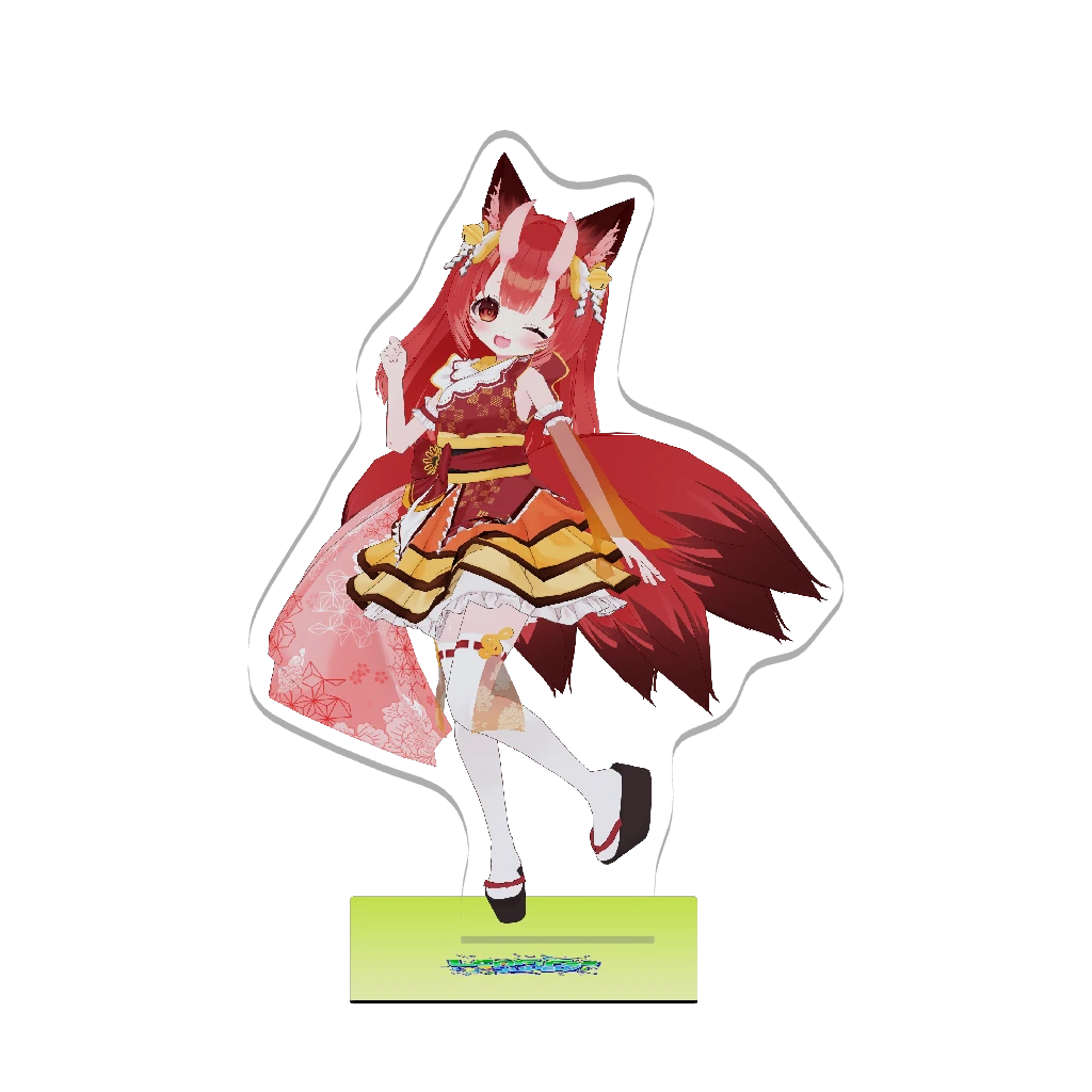3Dアクリルスタンド（狐ノ里たけのこ - LEAFFESSUPER! - ）