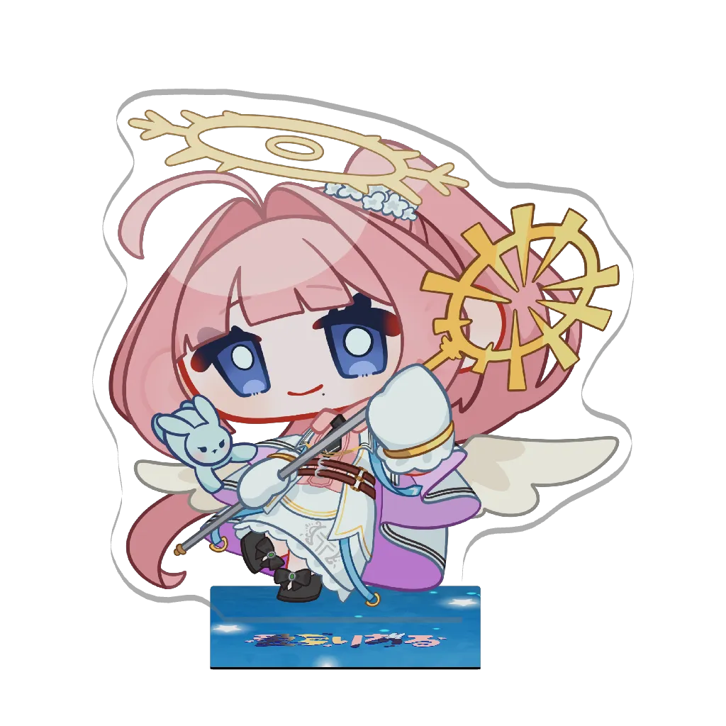 【Angel or Devil...？】ミニキャラ 愛月りある～Angel～3Dアクリルスタンド 