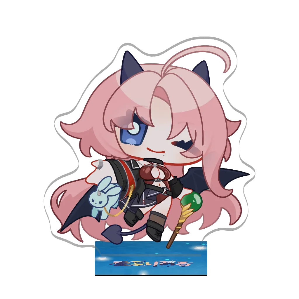 【Angel or Devil...？】ミニキャラ 愛月りある～Devil～3Dアクリルスタンド 