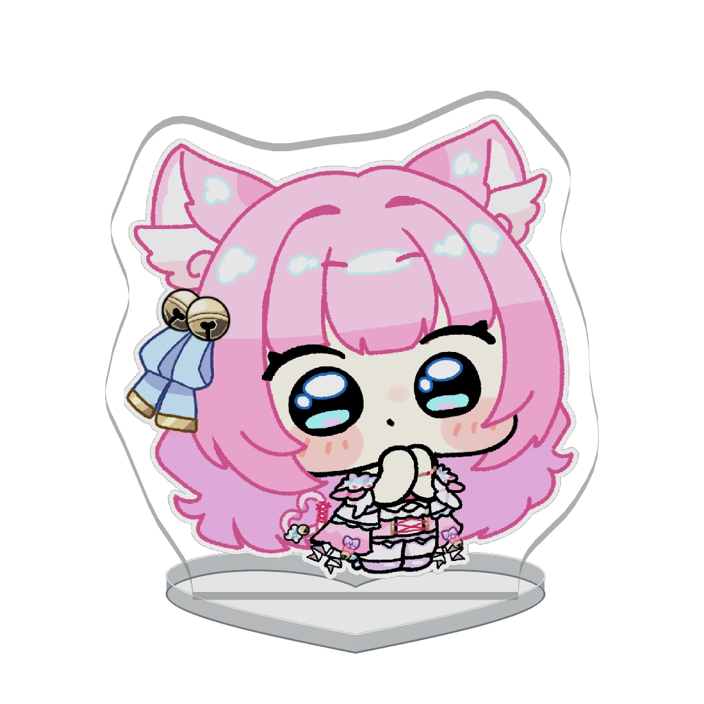 3Dアクリルスタンド（愛鳴ねねむ）もちねねむアクスタ2