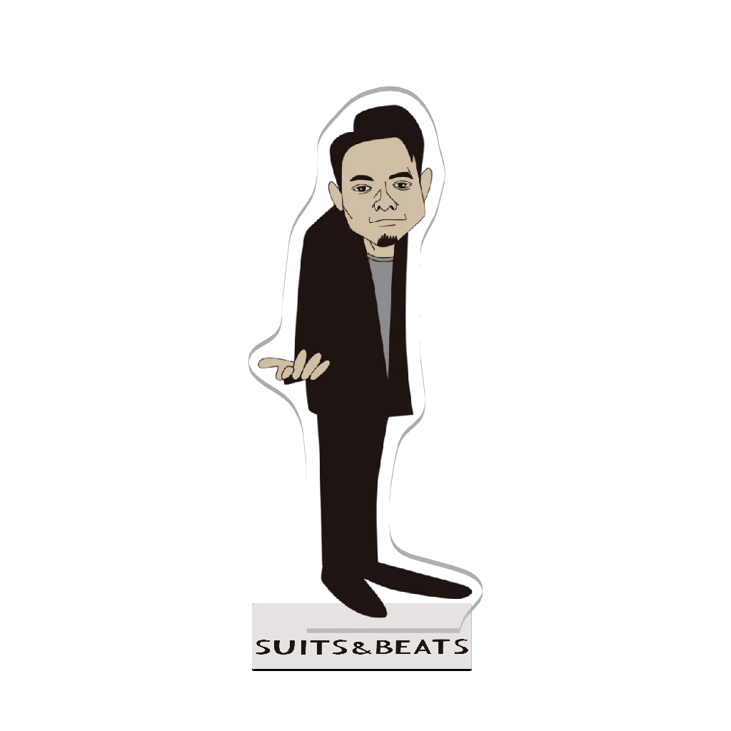 3Dアクリルスタンド(SUITS&BEATS_guesstee26)