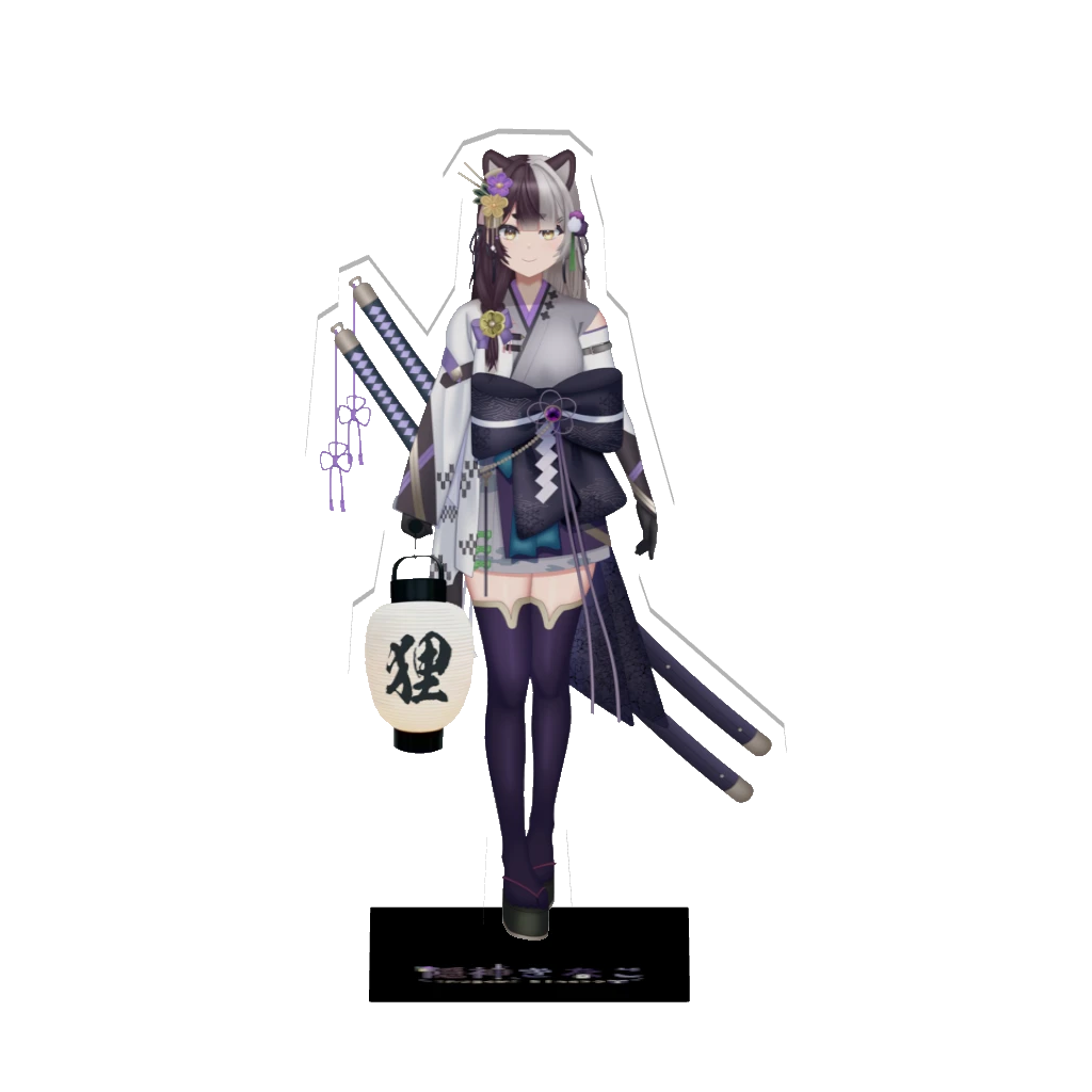 3Dアクリルスタンド（隠神きなこ）