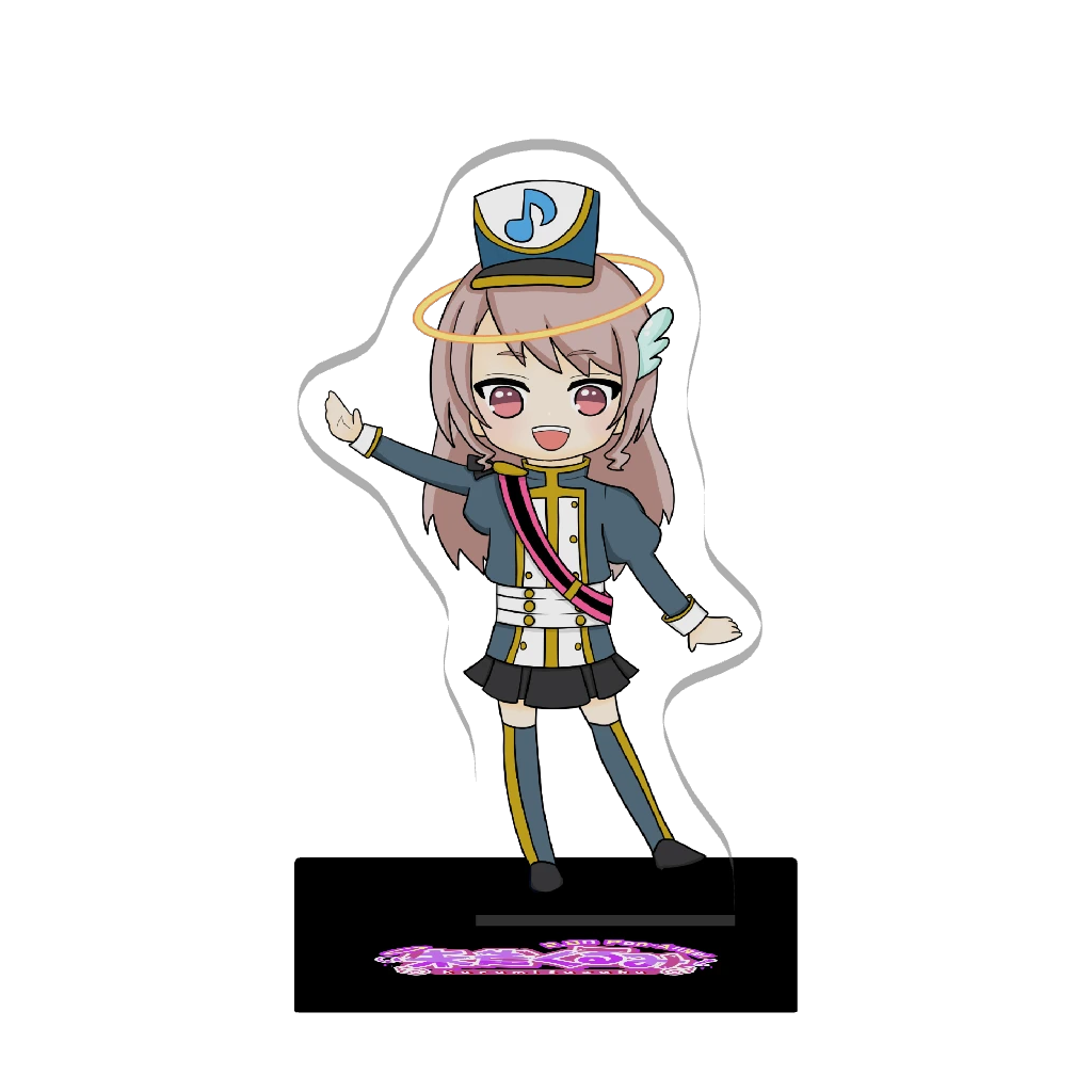 3Dアクリルスタンド（朱雀くるみ）_ロンドくるみ