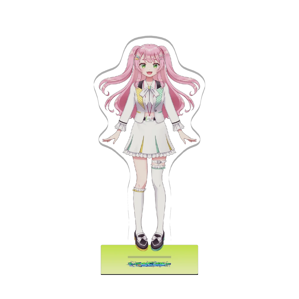 3Dアクリルスタンド（若葉まぁく - LEAFFESSUPER! - ）