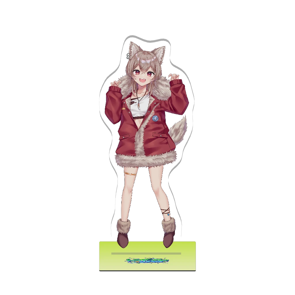 3Dアクリルスタンド（倖狼キリ - LEAFFESSUPER! - ）