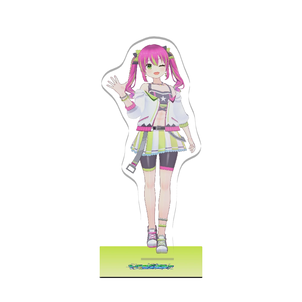 3Dアクリルスタンド（プラりん - LEAFFESSUPER! - ）