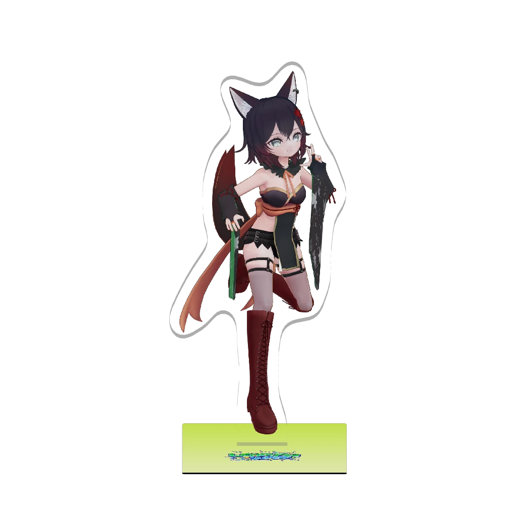 3Dアクリルスタンド（夜狐秋 - LEAFFESSUPER! - ）