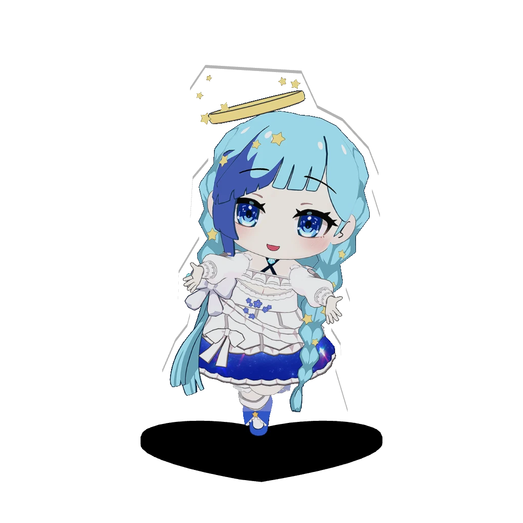 3Dアクリルスタンド（紗彩木ひそり - チビキャラ）
