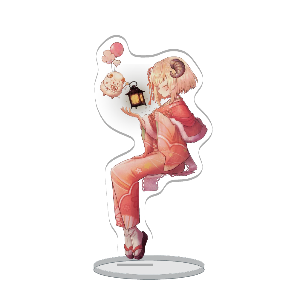 3Dモーションアクリルスタンド(ひつじ)ランタン