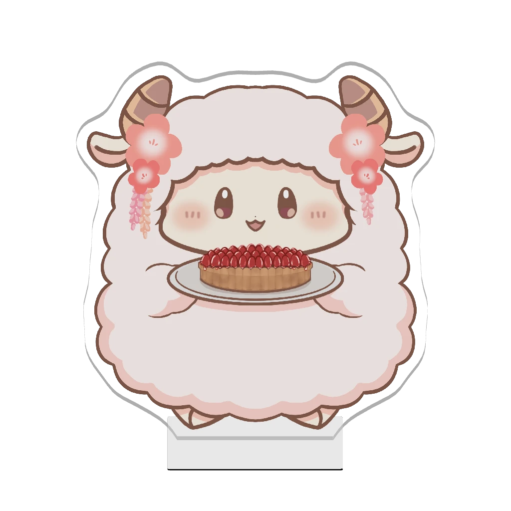 3Dアクリルスタンド（ひつじ）けだま⑧