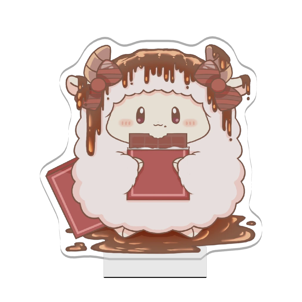 3Dアクリルスタンド（ひつじ）けだま2月