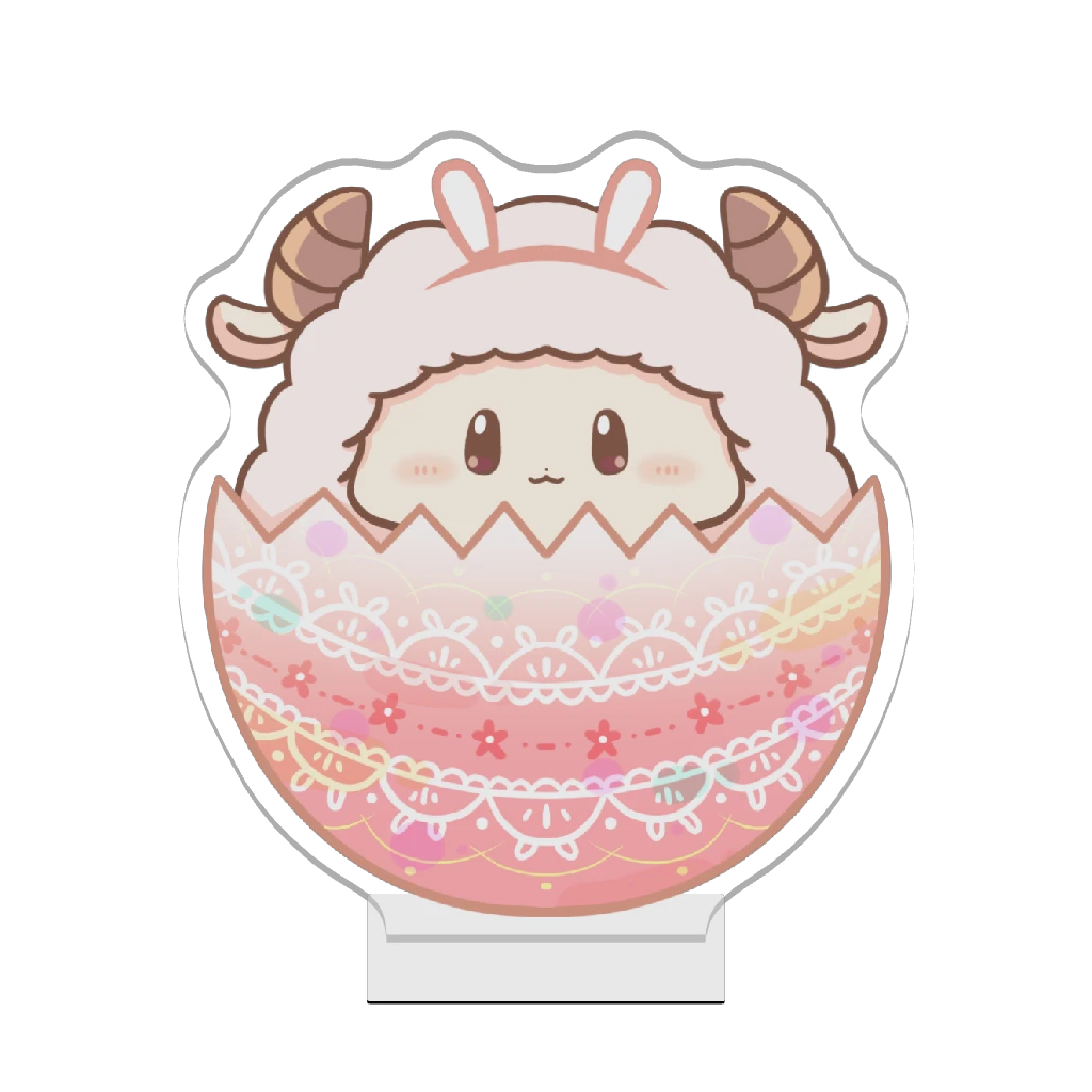 3Dアクリルスタンド（ひつじ）けだま4月