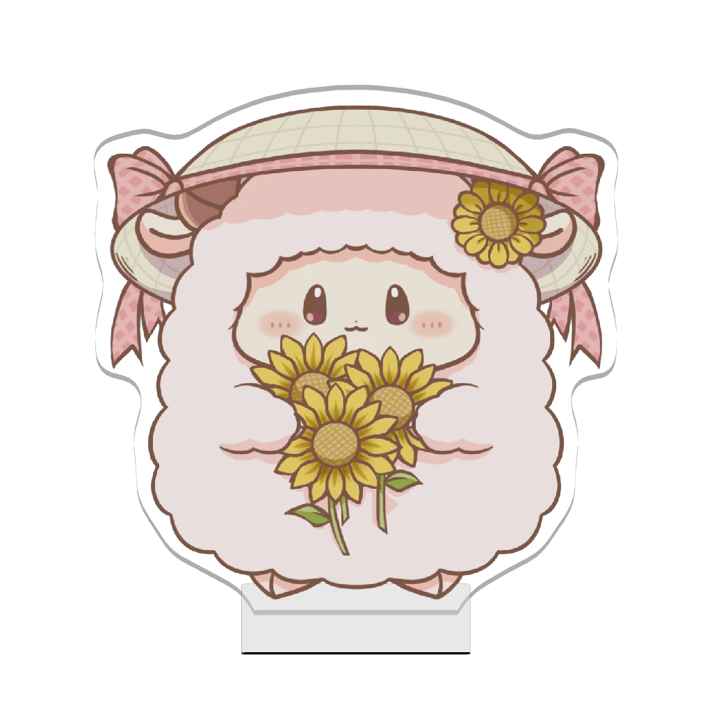 3Dアクリルスタンド（ひつじ）けだま8月