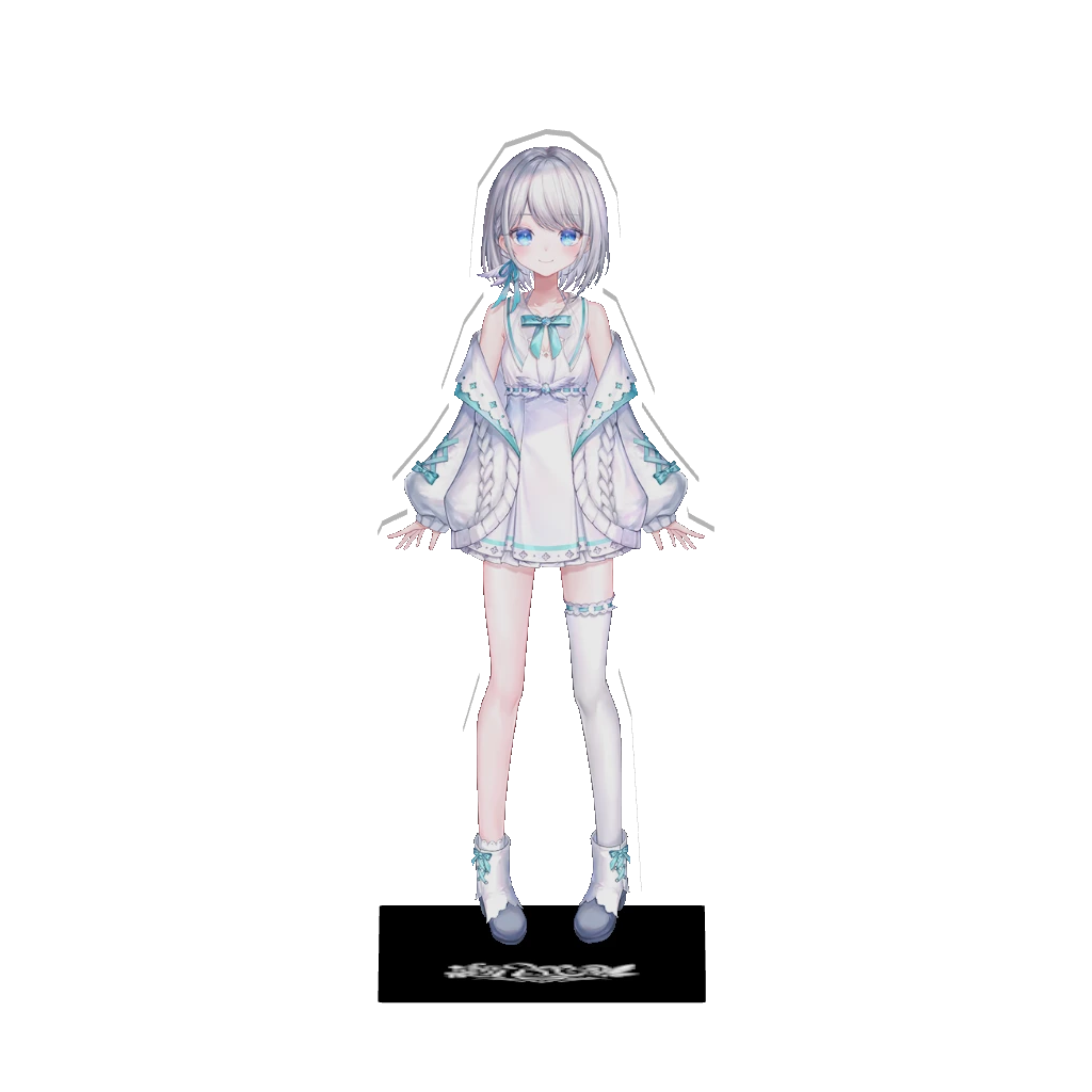 3Dアクリルスタンド（瀬乃ここは：ショートヘア）