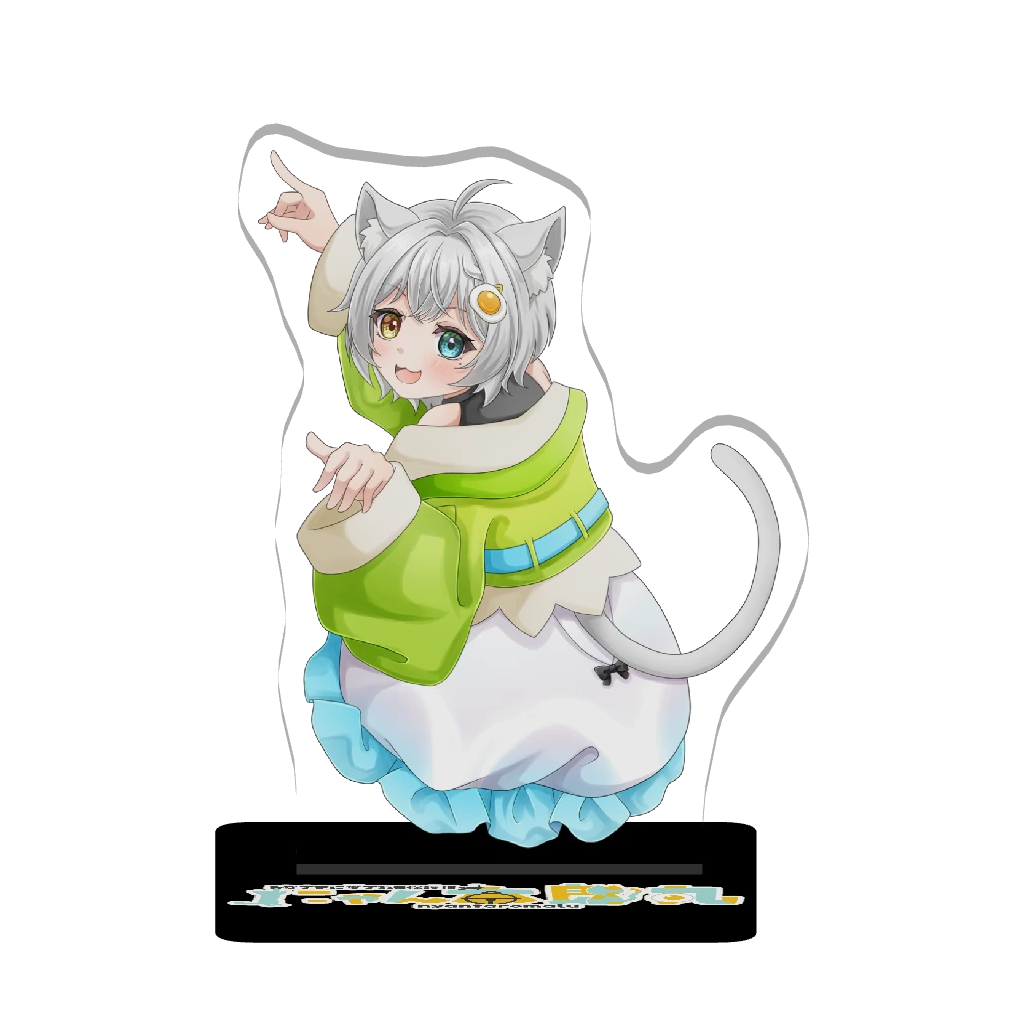 3Dアクリルスタンド（にゃん太郎丸）ねぇねぇコレ見て（通常）
