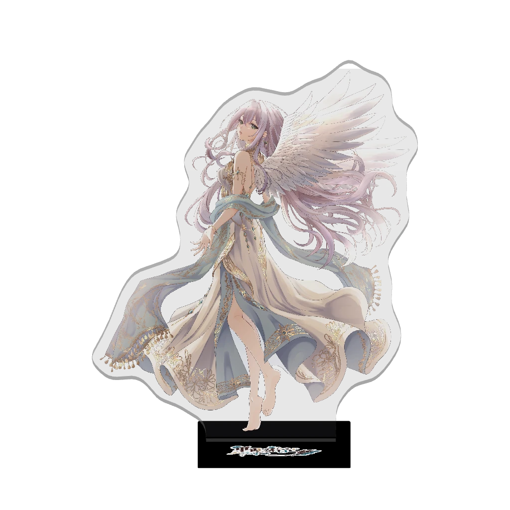 3Dアクリルスタンド（黒柴えいら）女神Ver