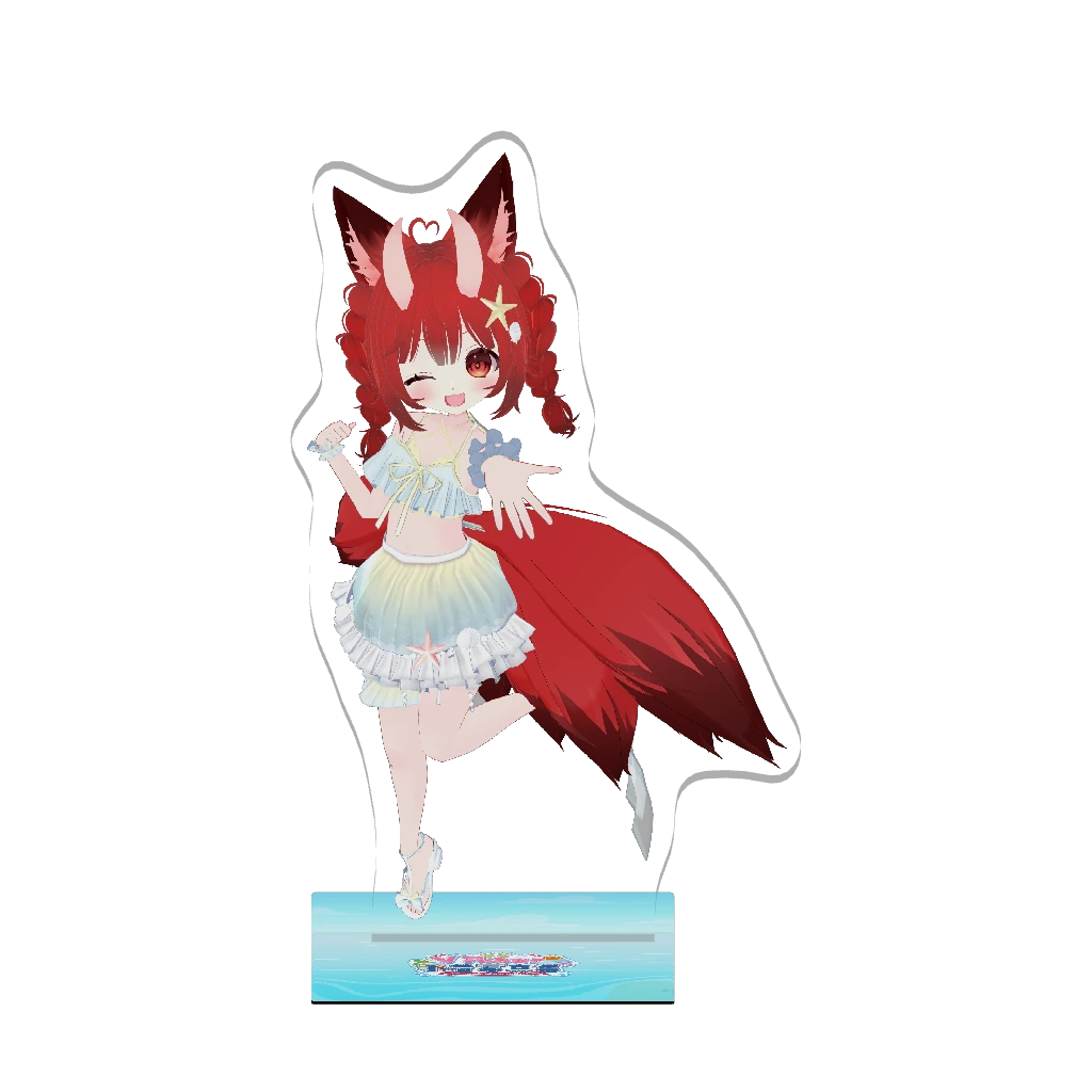 3Dアクリルスタンド（狐ノ里たけのこ - VTuber水着写真集- ）