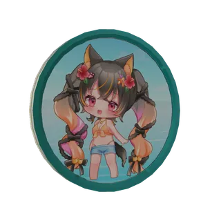 3Dアラームボイスメダル（あっさむげーむす - VTuber水着写真集 - ）