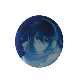 3D缶バッジ（鴉紋ゆうく - 僕にとっての勇者 - ）