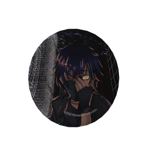 3D缶バッジ（鴉紋ゆうく - ペルソナリズム - ）