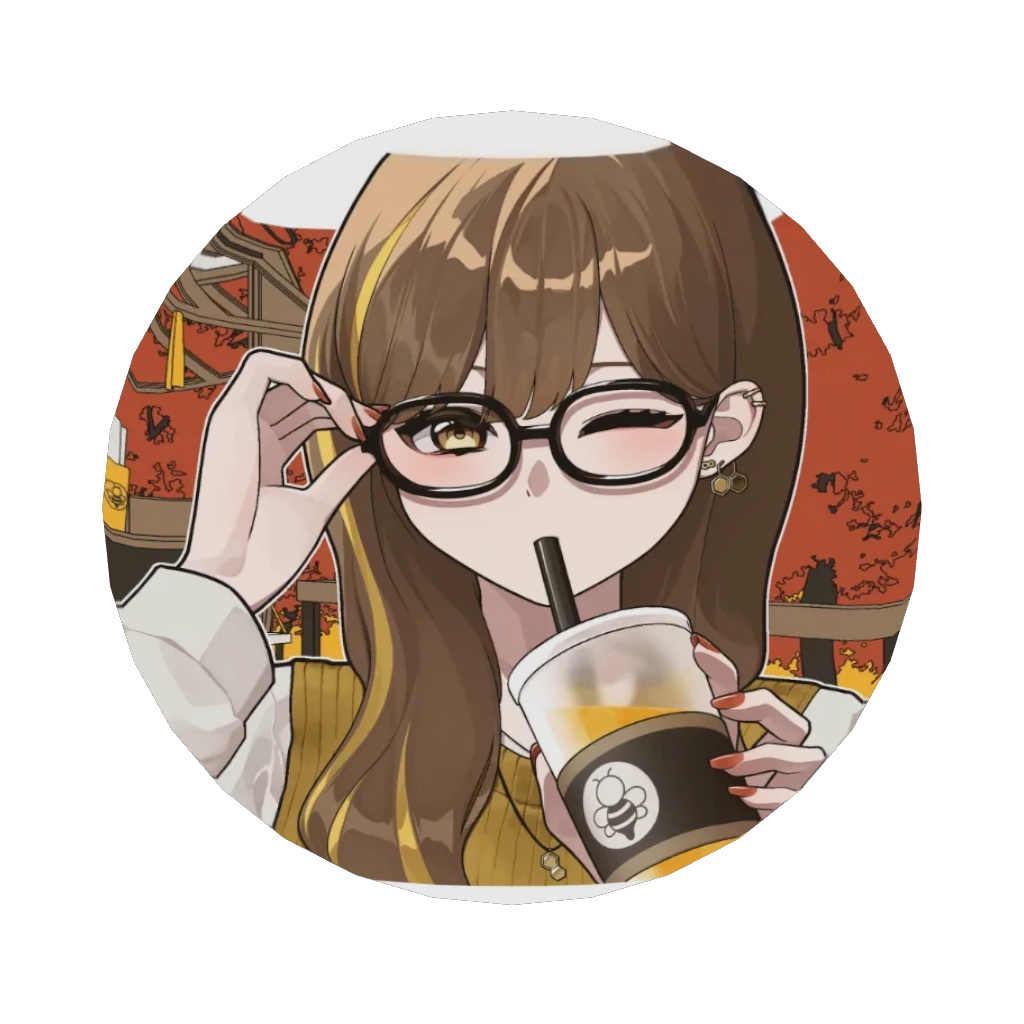 3D缶バッジ（はちさん - 2周年記念デジタル缶バッジくじD - ）