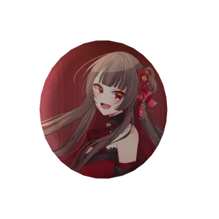 3D缶バッジ(古椿姫メル - 1周年記念 - )