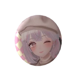 3D缶バッジ(えるるん おはよう④)