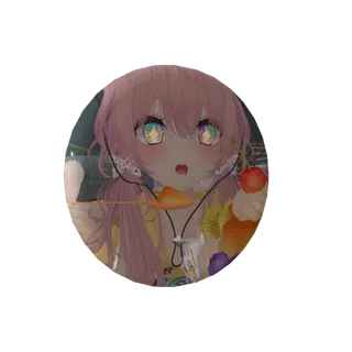 響木めぐるの無料缶バッジプリンあーん