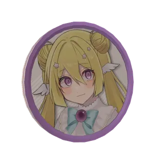 3Dアラームボイスメダル（ルルナ - アラーム②）