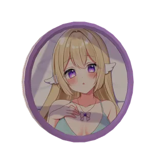 3Dアラームボイスメダル（ルルナ - アラーム④）