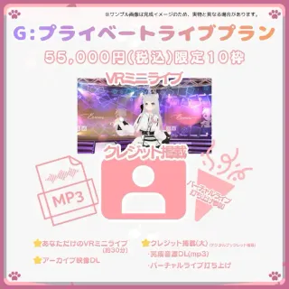 G:プライベートライブプラン