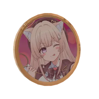 天使ちよむの応援メダル(川崎応援隊VTuber募集)