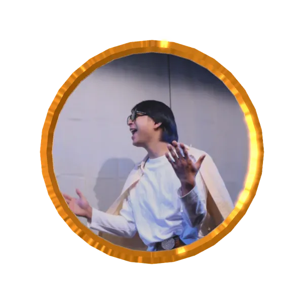 藤巻力「エンタメエンタメ」(「ひみつ、大丈夫そ？」セリフ付き3Dボイスメダル)