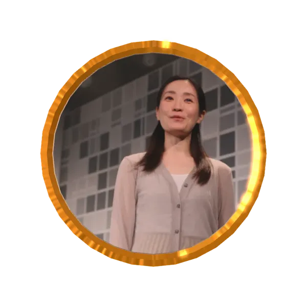 浅野じゅり「嬉しいでしょ」(「ひみつ、大丈夫そ？」セリフ付き3Dボイスメダル)