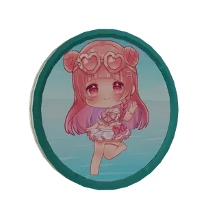 3Dアラームボイスメダル（かみしゃま - VTuber水着写真集 - ）