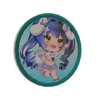 3Dアラームボイスメダル（ここほれいきる - VTuber水着写真集 - ）
