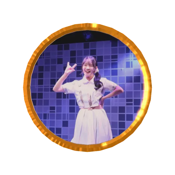 塚﨑ことみ「最後の国民的アイドル」(「ひみつ、大丈夫そ？」セリフ付き3Dボイスメダル)