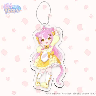 にゃんにゃん歌枠リレーアクリルキーホルダー(蜂屋ひまわり)